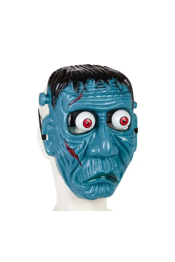 Frankenstein Temalı Sallanan Oynar Gözlü Maske Frankenstein Temalı Sallanan Oynar Gözlü Maske
