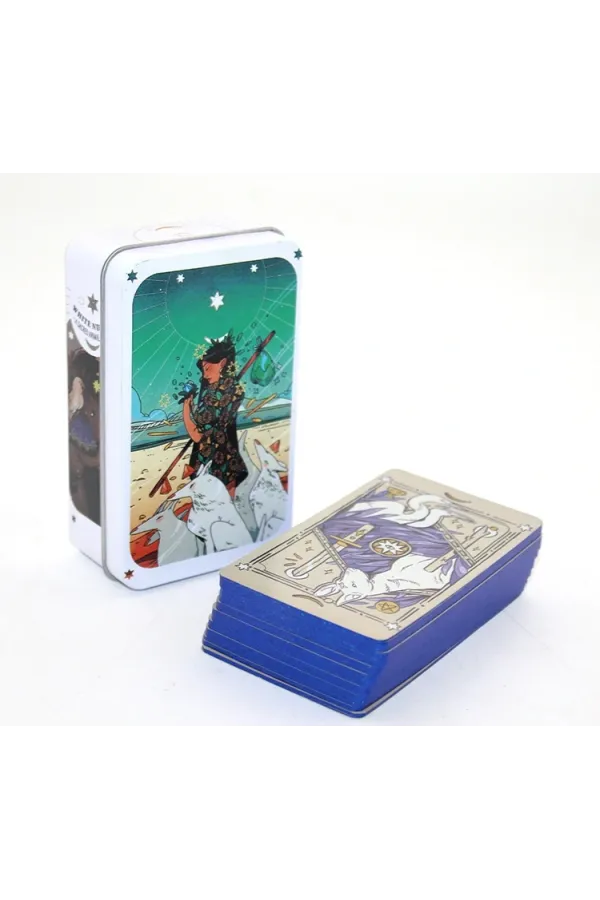 Metal Kutulu Tarot Kartı Alk2770 Metal Kutulu Tarot Kartı Alk2770