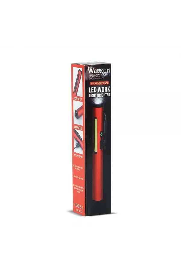 Şarjlı Mıknatıslı Çalışma Lambası Cep Feneri Wt-307-s Şarjlı Mıknatıslı Çalışma Lambası Cep Feneri Wt-307-s