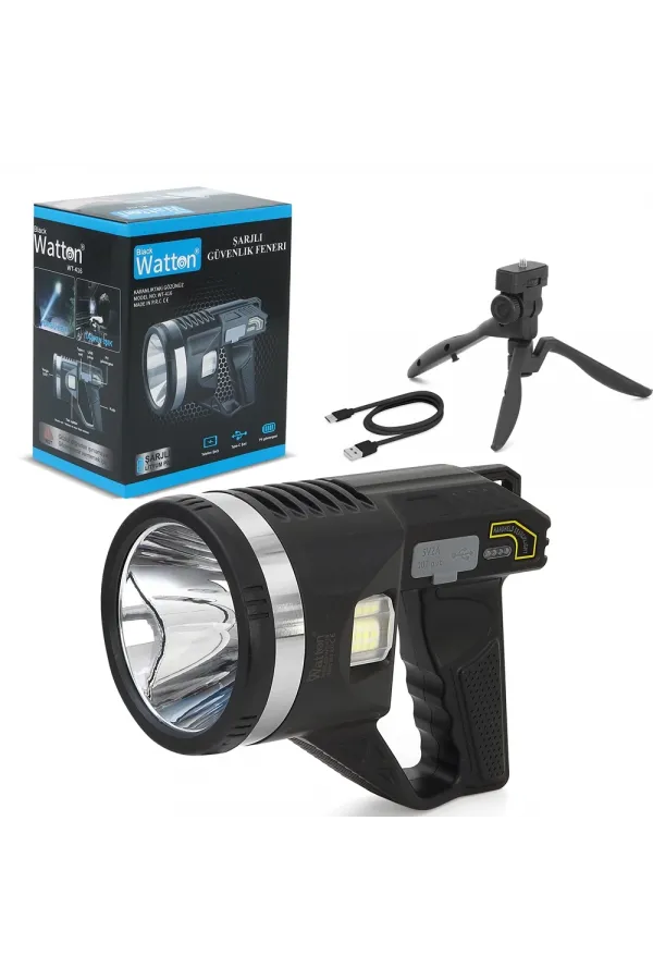 Tripod Şarjlı Güvenlik Feneri Wt-416 Tripod Şarjlı Güvenlik Feneri Wt-416