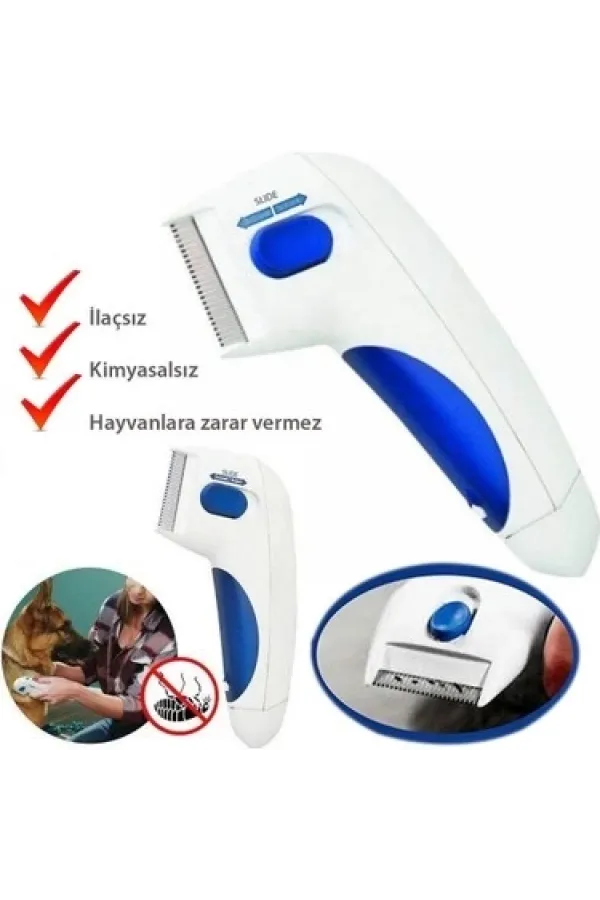 Flea Doctor Kedi Ve Köpekler İçin Pilli Pire Tarağı Flea Doctor Kedi Ve Köpekler İçin Pilli Pire Tarağı