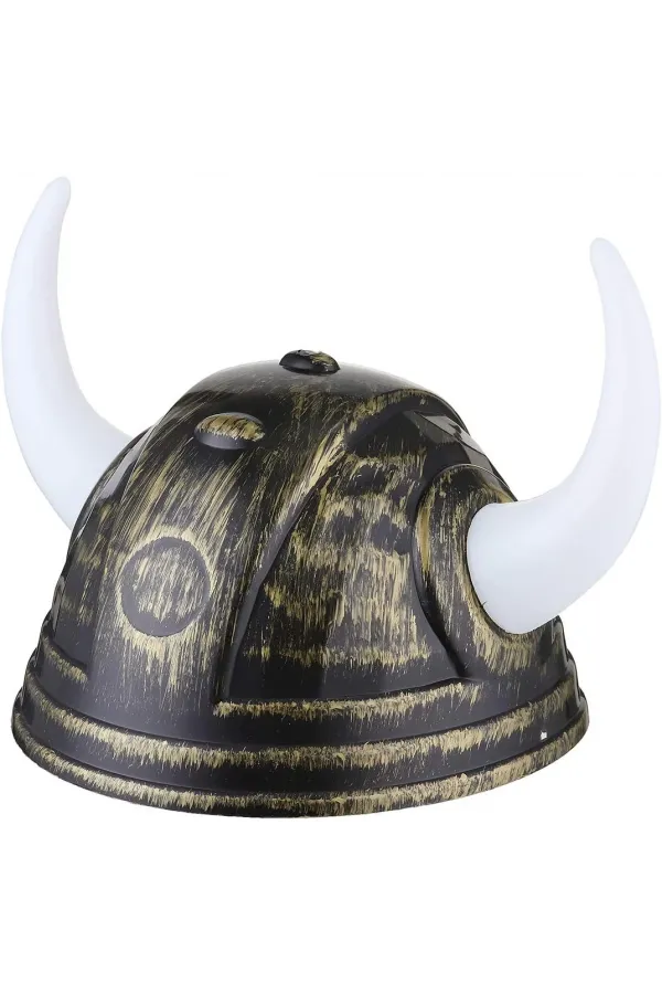 Viking Başlığı Asteriks Başlığı Altın Renk Viking Başlığı Asteriks Başlığı Altın Renk