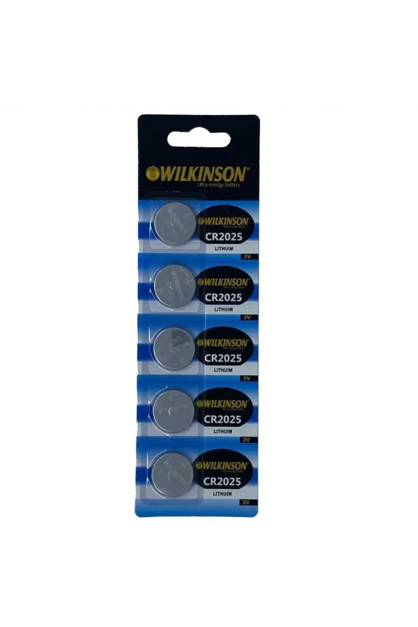 Wılkınson 2025 3v Lityum Düğme Pil 5'li Paket Wılkınson 2025 3v Lityum Düğme Pil 5'li Paket