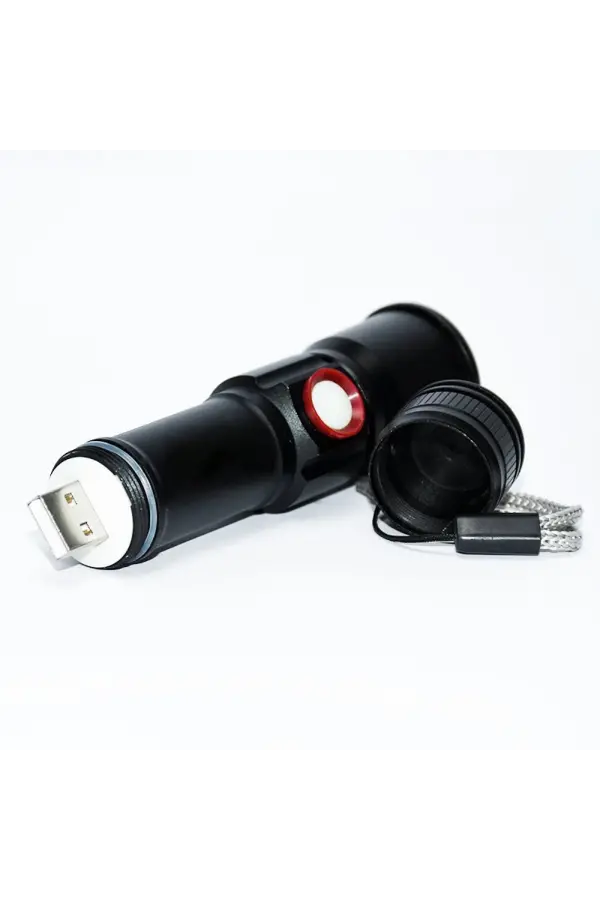 Xml-2 Led 1.000 Lümen Usb Şarjlı El Feneri Wt-611 Xml-2 Led 1.000 Lümen Usb Şarjlı El Feneri Wt-611