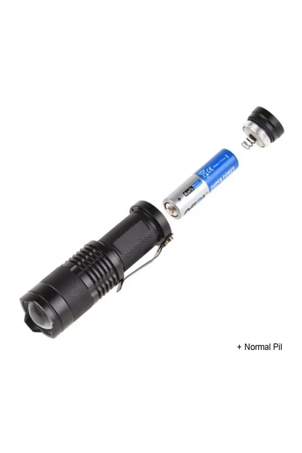Mini Güçlü Şarjlı Pilli El Feneri Wt-304 Mini Güçlü Şarjlı Pilli El Feneri Wt-304