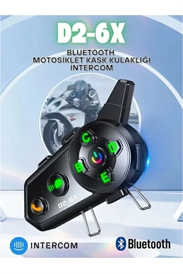 D2-6x 1000m Mesafeli 6 Kanallı İntercom Bluetooth Motosiklet Kask Kulaklığı İntercom Kulaklık D2-6x 1000m Mesafeli 6 Kanallı İntercom Bluetooth Motosiklet Kask Kulaklığı İntercom Kulaklık