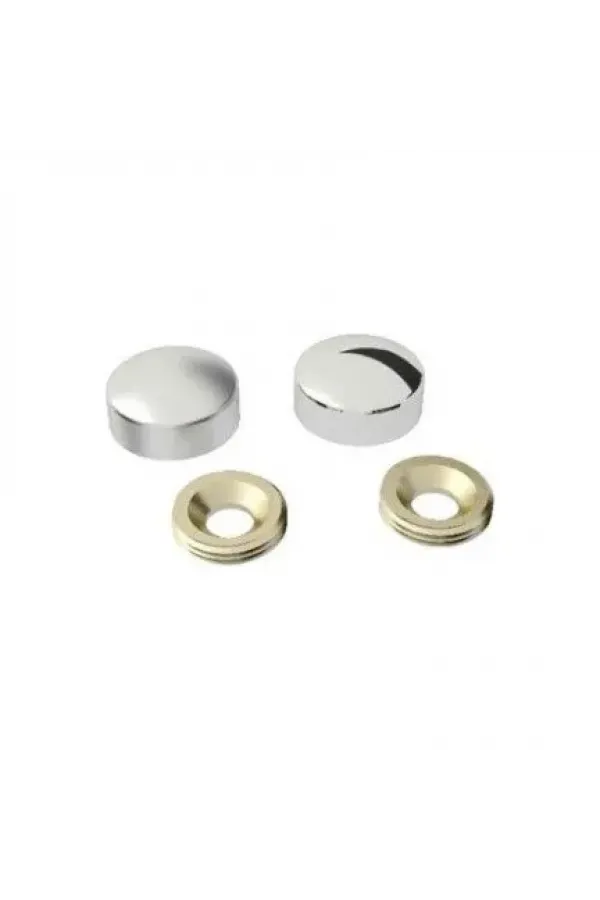 Vida Kapama Kapağı 15 Mm, Krom - 10 Adet