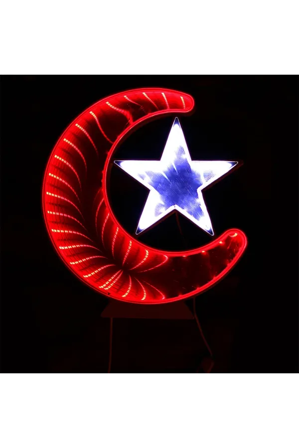 Ay Yıldız Işık Pano Türk Bayrağı Bigem Bm-079 Ay Yıldız Işık Pano Türk Bayrağı Bigem Bm-079