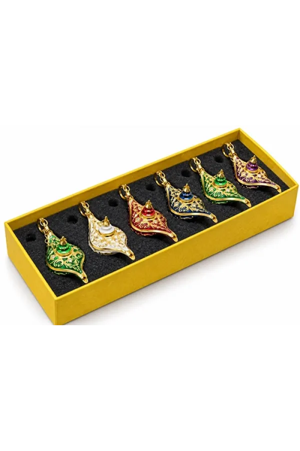 Dekoratif Swarovski Taşlı Alaaddin Sihirli Lambası 6’lı Set. Alk6186 Dekoratif Swarovski Taşlı Alaaddin Sihirli Lambası 6’lı Set. Alk6186