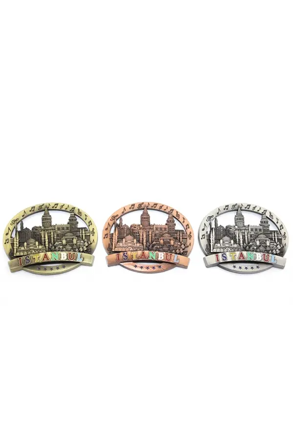 İstanbul Temalı Metal Magnet Alk3329 İstanbul Temalı Metal Magnet Alk3329