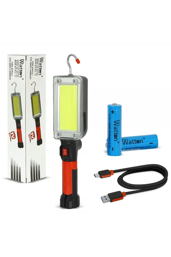 Usb Şarjlı Oto Tamirci Çalışma Lambası  Wt-733