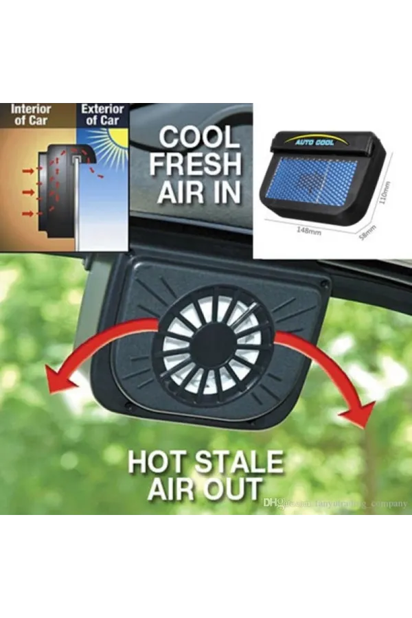 Auto Cool Güneş Enerjisiyle Çalışan Araç İçi Soğutucu Auto Cool Güneş Enerjisiyle Çalışan Araç İçi Soğutucu