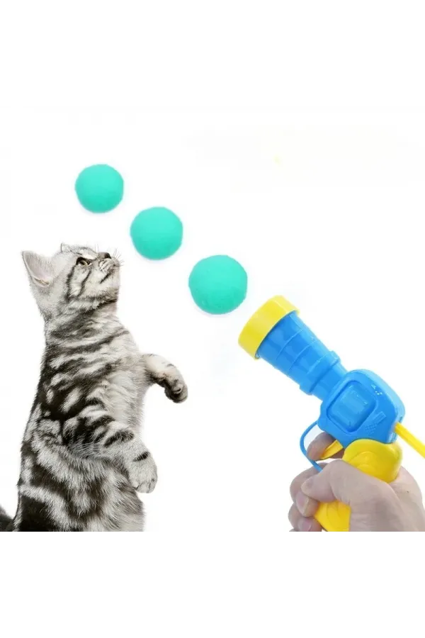Peluş Top Atan İnteraktif Kedi Oyuncağı Peluş Top Atan İnteraktif Kedi Oyuncağı