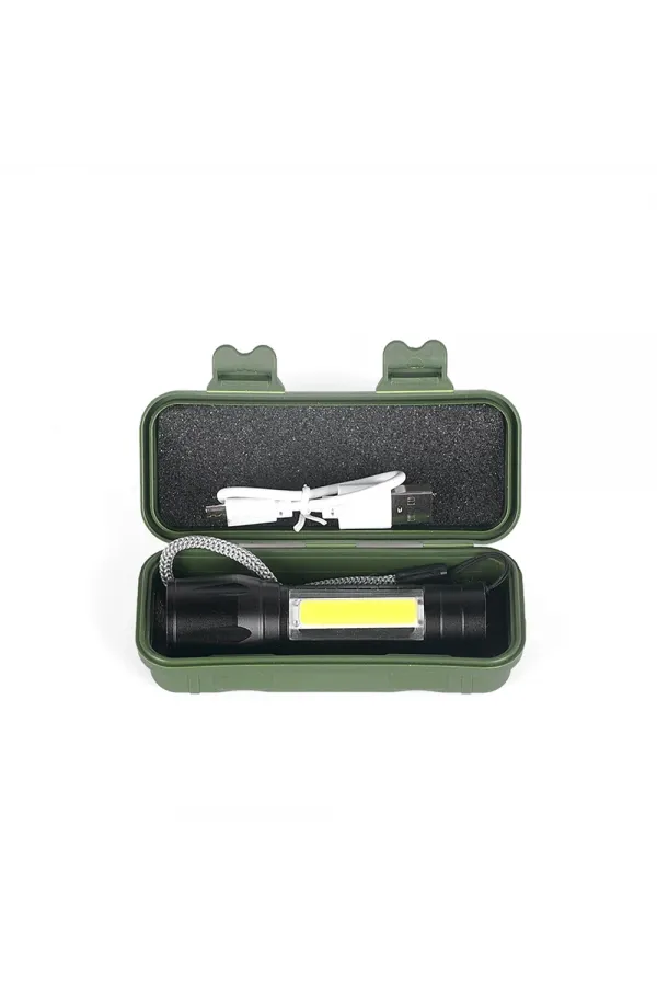 Mini Çok Güçlü Şarjlı El Feneri (xpe-cob Led ) Wt-030 Mini Çok Güçlü Şarjlı El Feneri (xpe-cob Led ) Wt-030