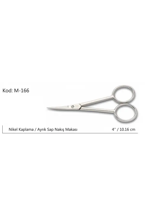Europe Ayrık Saplı Nakış Makası Süper Kalite No:4 10,16 Cm