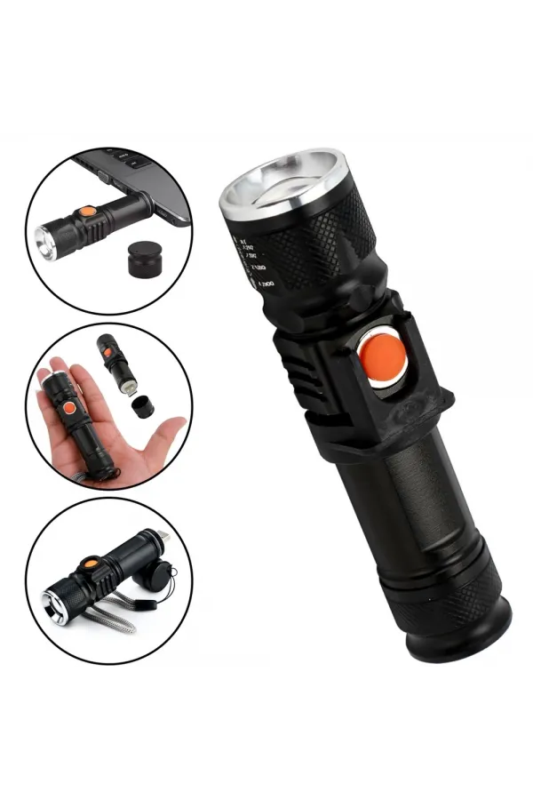 P50 Led Şarjlı Mıknatıslı Usb El Feneri Wt-622 P50 Led Şarjlı Mıknatıslı Usb El Feneri Wt-622