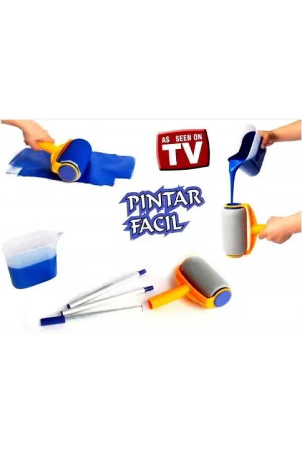 Pintar Facil Pratik Damlatmayan Boya Rulosu Ve Fırçası Pintar Facil Pratik Damlatmayan Boya Rulosu Ve Fırçası