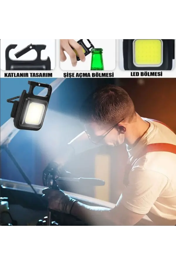 Led Işıklı Flash Özellikli 4 Modlu Anahtarlık El Feneri Led Işıklı Flash Özellikli 4 Modlu Anahtarlık El Feneri