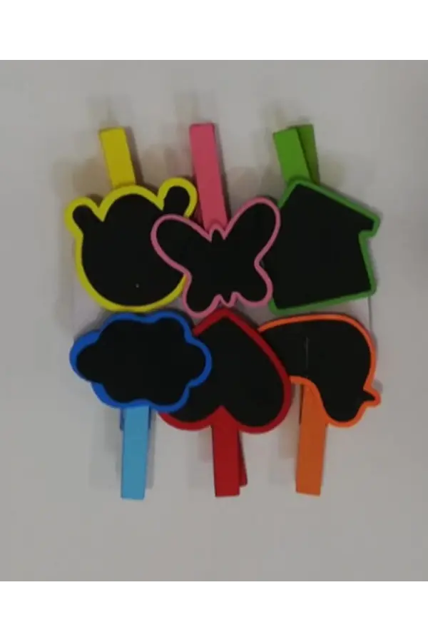 Desenli Notlu Mandal (6'lı Set-10 Paket) Desenli Notlu Mandal (6'lı Set-10 Paket)