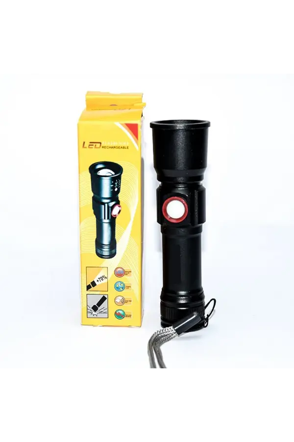 Xml-2 Led 1.000 Lümen Usb Şarjlı El Feneri Wt-611 Xml-2 Led 1.000 Lümen Usb Şarjlı El Feneri Wt-611
