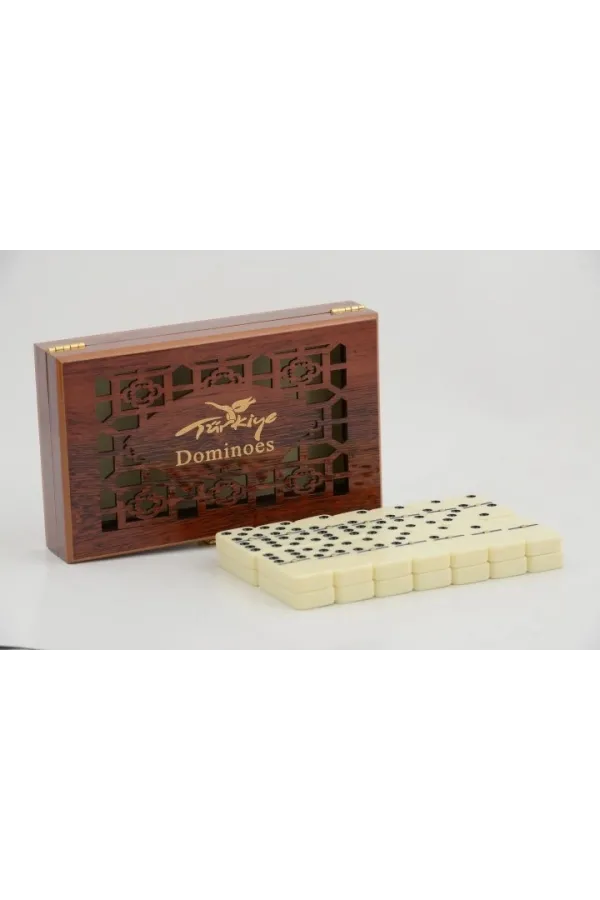 Ahşap Kutulu Melamin Domino Alk2268 Ahşap Kutulu Melamin Domino Alk2268