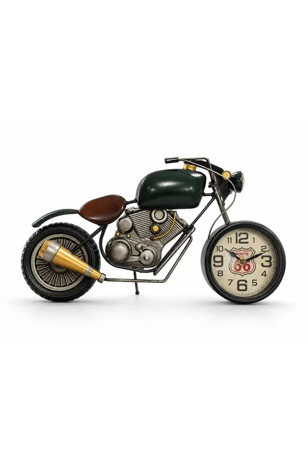 Motosiklet Tasarımlı Metal Duvar Saati Alk5790 Motosiklet Tasarımlı Metal Duvar Saati Alk5790