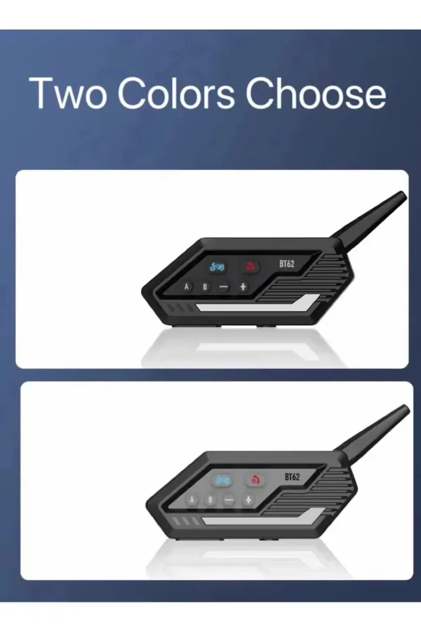 Bt62 Motosiklet Kask Kulaklığı Bluetooth Intercom 2 Intercom Bağlantılı Bt62 Motosiklet Kask Kulaklığı Bluetooth Intercom 2 Intercom Bağlantılı