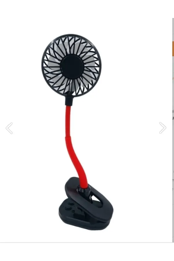 Portatif Işıklı Mini Klipsli Fan Portatif Işıklı Mini Klipsli Fan