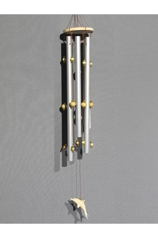 Boncuklu Metal Rüzgar Çanı 3dıarta-29 Boncuklu Metal Rüzgar Çanı 3dıarta-29