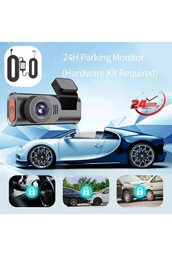 4k Wifi Çift Kameralı Araç Kamerası Gece Görüşlü G-sensörlü Dash Cam 170 Derece 4k Wifi Çift Kameralı Araç Kamerası Gece Görüşlü G-sensörlü Dash Cam 170 Derece