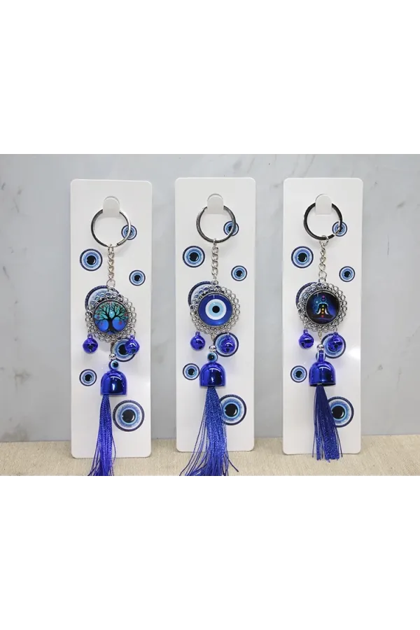 Metal Nazar Boncuğu Anahtarlık Alk3496 Metal Nazar Boncuğu Anahtarlık Alk3496