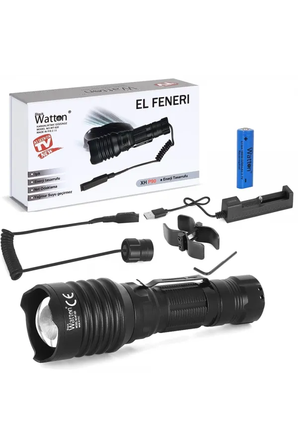Tg-10 Şarjlı Profesyonel Av Feneri Wt-620 Tg-10 Şarjlı Profesyonel Av Feneri Wt-620