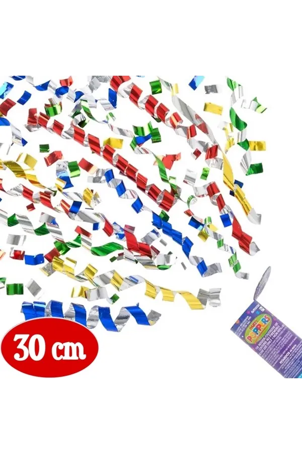 Karışık Renkli Konfeti 30 Cm Karışık Renkli Konfeti 30 Cm