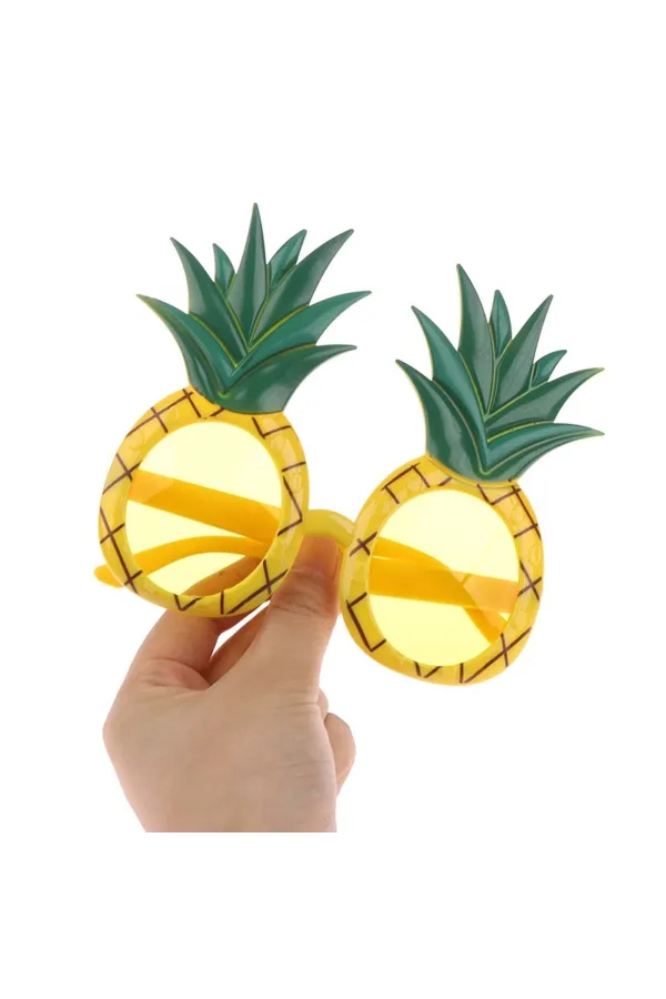 Tropikal Hawaii Ananas Şekilli Parti Gözlüğü 9.5 X 14 Cm Tropikal Hawaii Ananas Şekilli Parti Gözlüğü 9.5 X 14 Cm