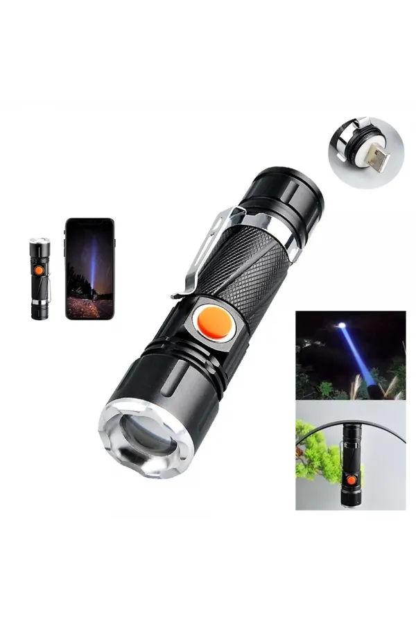 P50 Led Şarjlı Mıknatıslı Usb El Feneri Wt-622 P50 Led Şarjlı Mıknatıslı Usb El Feneri Wt-622