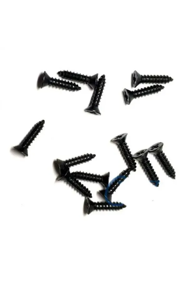 Klips, Menteşe, Ayak, Ağaç, Sunta Vidası 2,2x9,5mm - Siyah 100 Adet Klips, Menteşe, Ayak, Ağaç, Sunta Vidası 2,2x9,5mm - Siyah 100 Adet