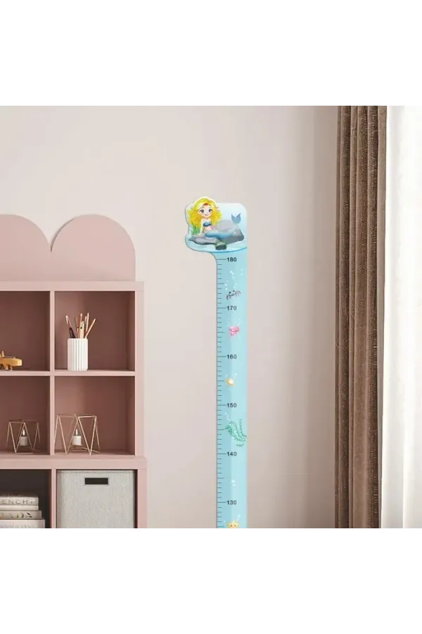 Sevimli Sarı Zürafa Yeşil Dinazor Deniz Kızı Roket Ağaç Boy Ölçüsü Sticker Sevimli Sarı Zürafa Yeşil Dinazor Deniz Kızı Roket Ağaç Boy Ölçüsü Sticker