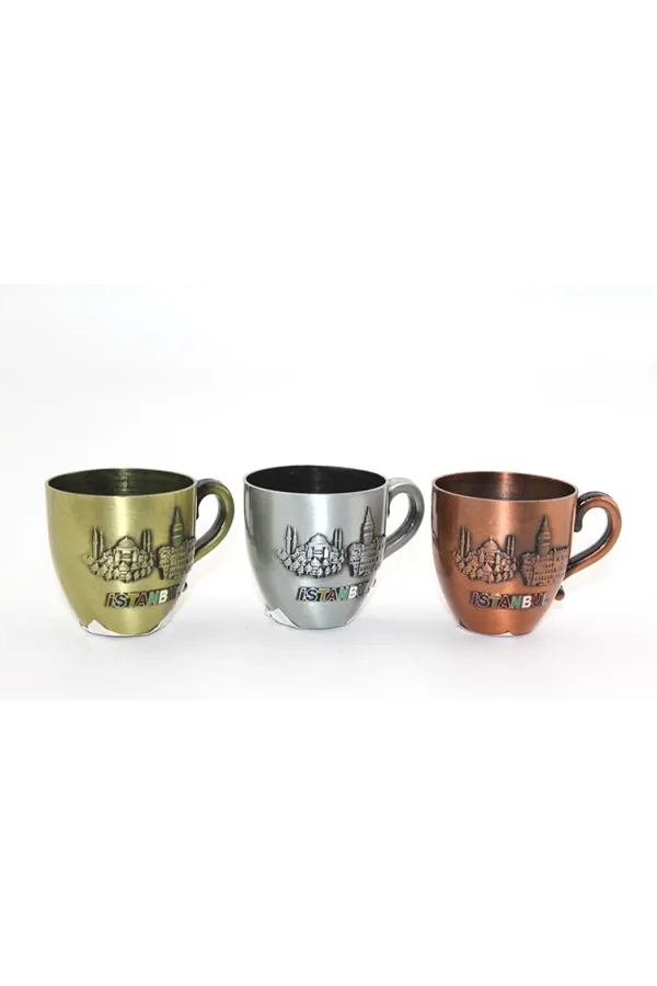 Metal İstanbul Yöresel Bardak Alk3344 Metal İstanbul Yöresel Bardak Alk3344