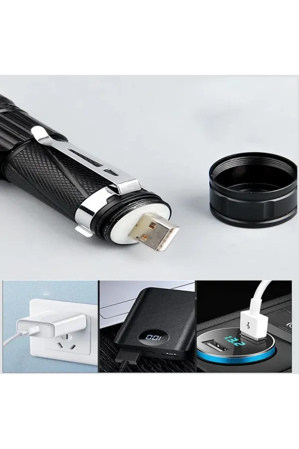 P50 Led Şarjlı Mıknatıslı Usb El Feneri Wt-622 P50 Led Şarjlı Mıknatıslı Usb El Feneri Wt-622