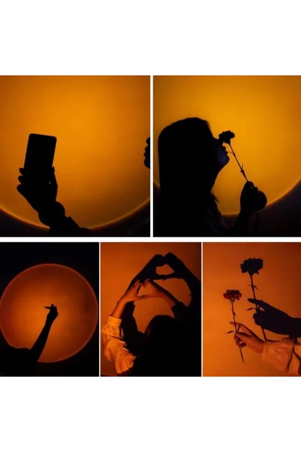 Taşınabilir Usb Sunset Lamba: Ev Ve Araba İçin Ambiyans Işığı Taşınabilir Usb Sunset Lamba: Ev Ve Araba İçin Ambiyans Işığı
