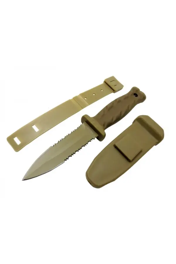 Knives S30v Haki Av Bıçağı 22cm - Testere Detaylı, Kılıflı Knives S30v Haki Av Bıçağı 22cm - Testere Detaylı, Kılıflı
