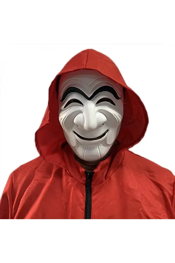 Koreli Hırsız Teatral Hahoe Maskesi - Para Heist Maskesi - Dali Maskesi Koreli Hırsız Teatral Hahoe Maskesi - Para Heist Maskesi - Dali Maskesi