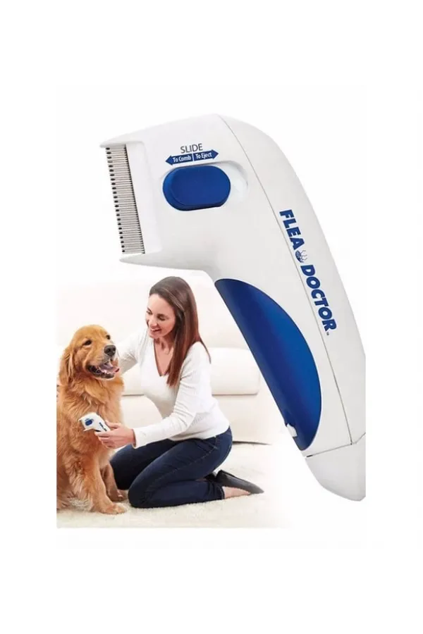 Flea Doctor Kedi Ve Köpekler İçin Pilli Pire Tarağı Flea Doctor Kedi Ve Köpekler İçin Pilli Pire Tarağı
