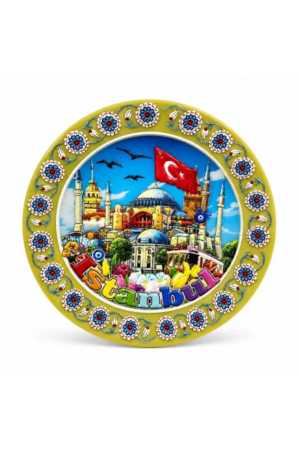 İstanbul Temalı Seramik Magnet Alk5852 İstanbul Temalı Seramik Magnet Alk5852