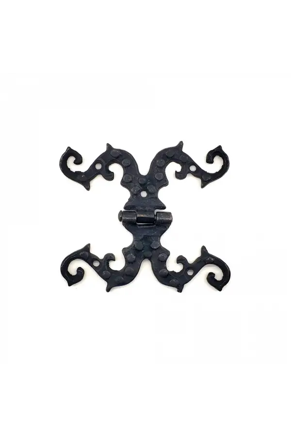 Antika Tarz Dekoratif Pirinç Süslü Menteşe - 100x90 Mm, Oksit Antika Tarz Dekoratif Pirinç Süslü Menteşe - 100x90 Mm, Oksit