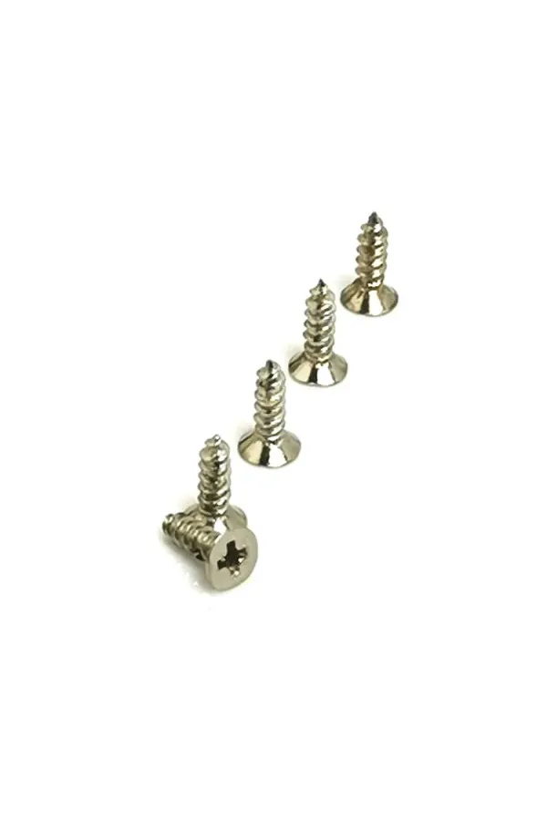Klips, Menteşe, Ayak, Ağaç, Sunta Vidası 2,2x7,5mm - Nikel 100 Adet