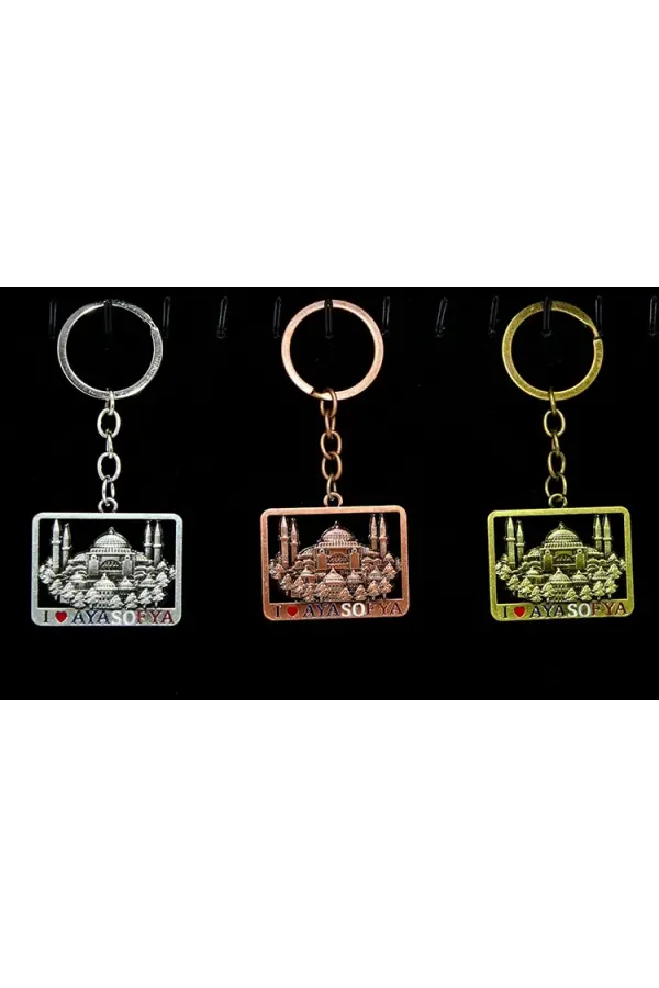 Metal Ayasofya Anahtarlık Alk2200