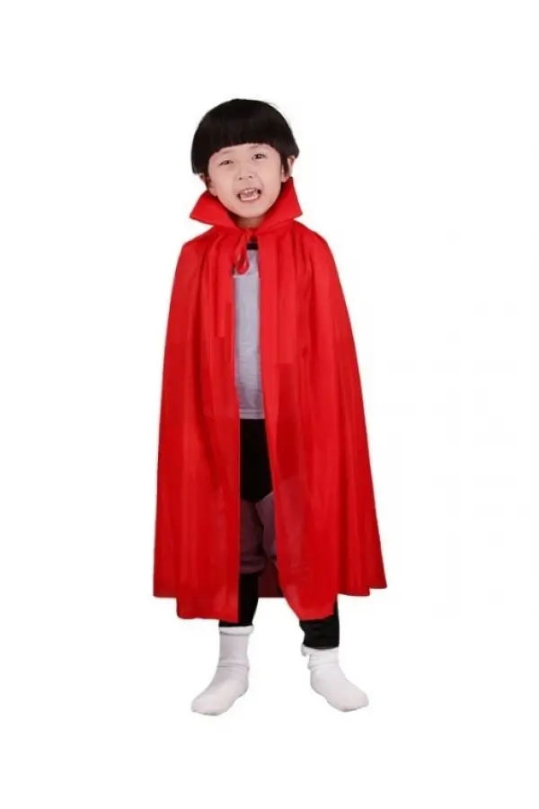 Kırmızı Renk Yakalı Pelerin Çocuk Boy 90 Cm Kırmızı Renk Yakalı Pelerin Çocuk Boy 90 Cm