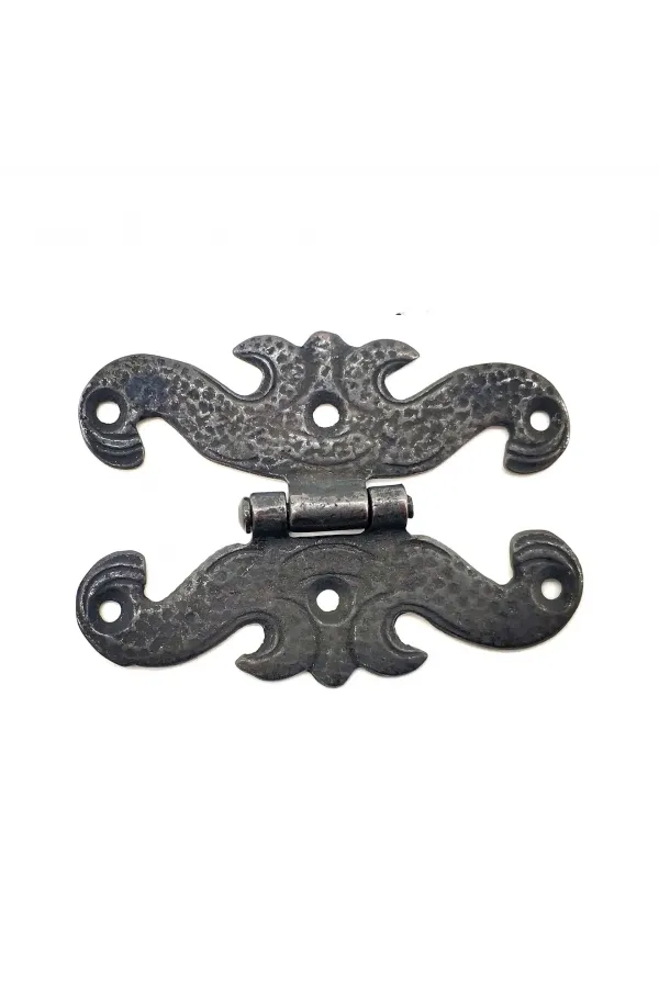 Antika Tarz Dekoratif Pirinç Kelebek Menteşe - 63x45 Mm, Oksit Antika Tarz Dekoratif Pirinç Kelebek Menteşe - 63x45 Mm, Oksit