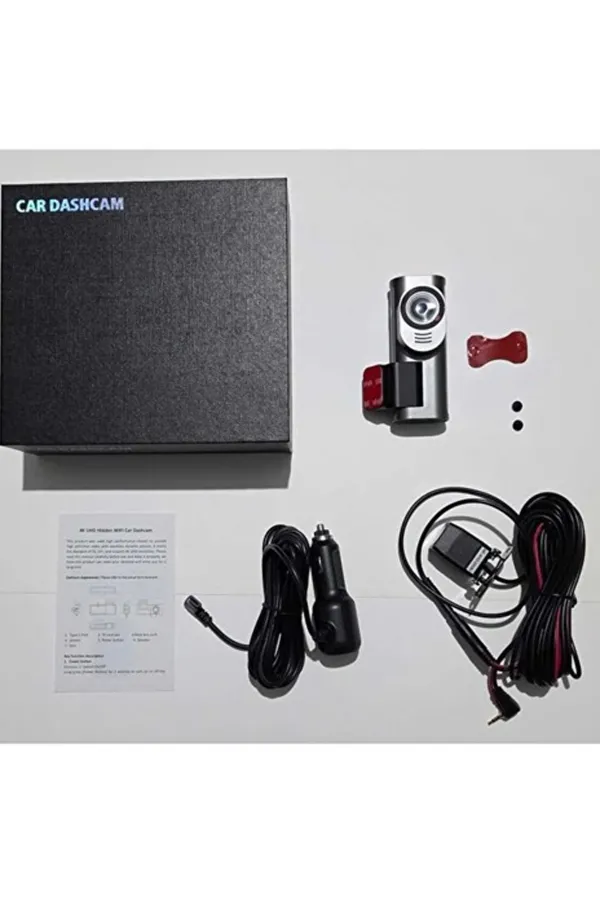 4k Wifi Çift Kameralı Araç Kamerası Gece Görüşlü G-sensörlü Dash Cam 170 Derece 4k Wifi Çift Kameralı Araç Kamerası Gece Görüşlü G-sensörlü Dash Cam 170 Derece